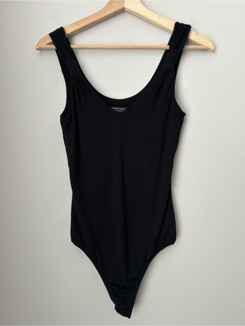 Marciano Black Sleeveless Bodysuit